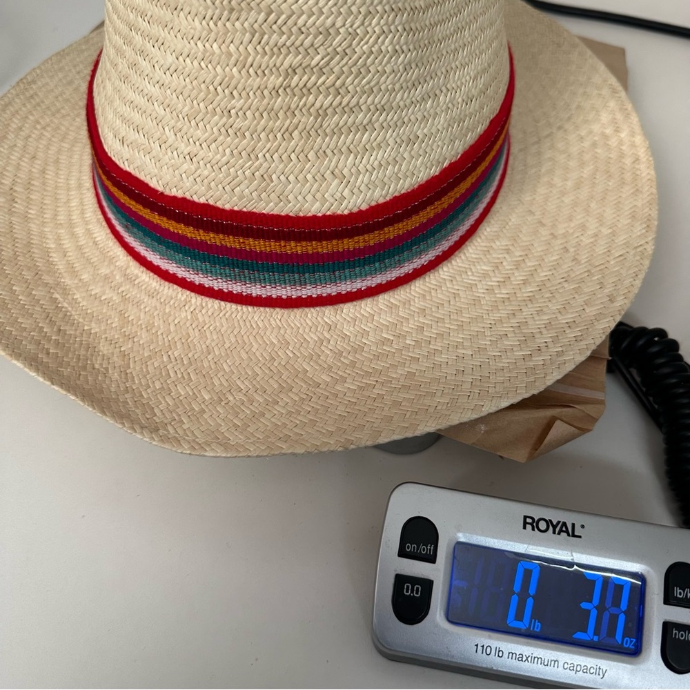 Elegancia Tropical Desierto Classic Panama Hat Handwoven NWT Unisex Sz L… - Picture 16 of 16